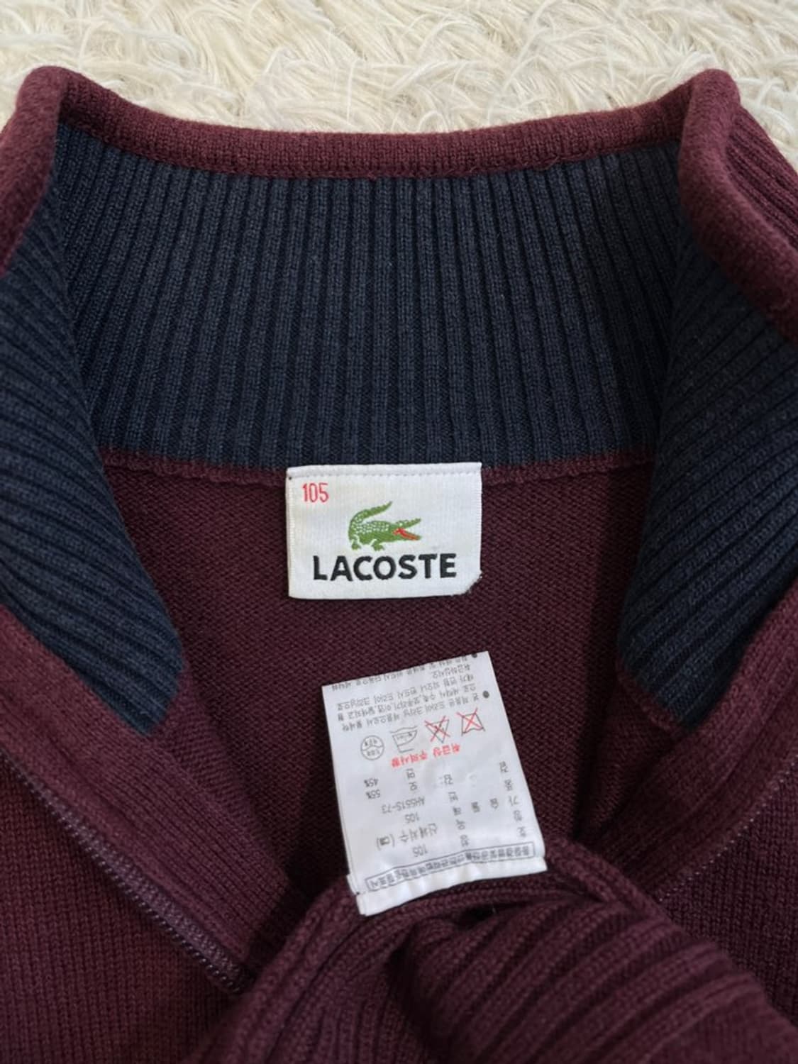 라코스테 반집업 티셔츠/#404 상품이미지5