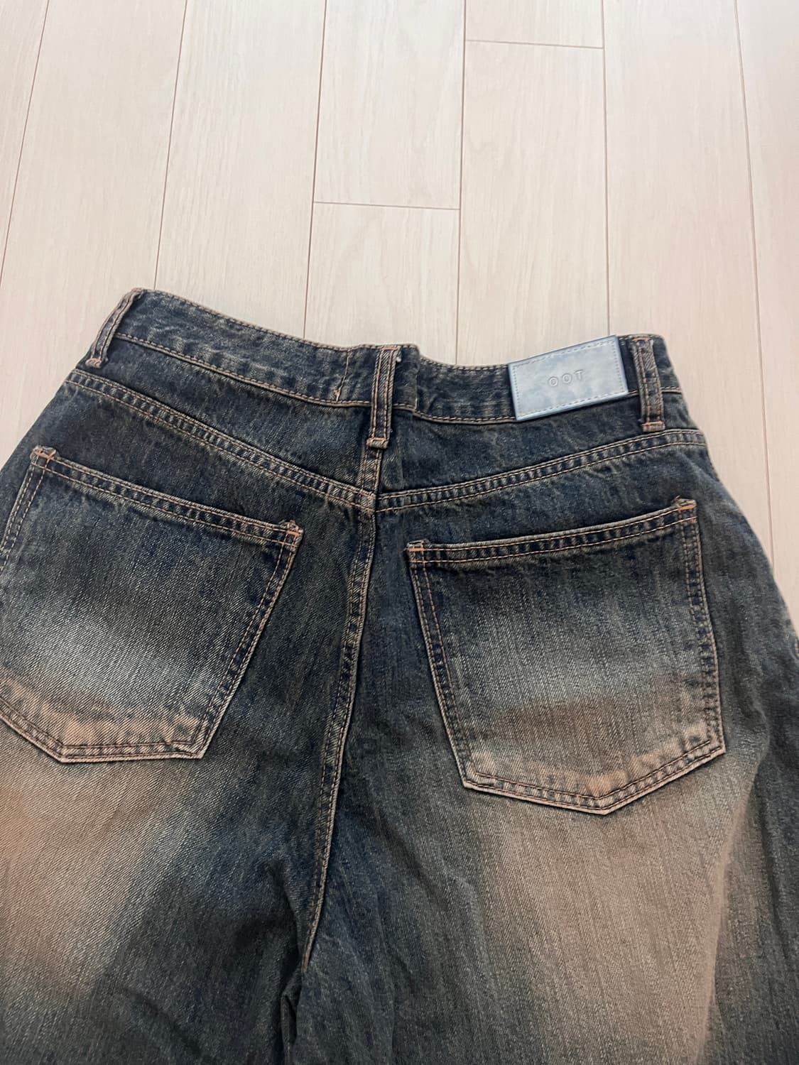 OOTJ 워싱 벌룬핏 데님팬츠 상품이미지2