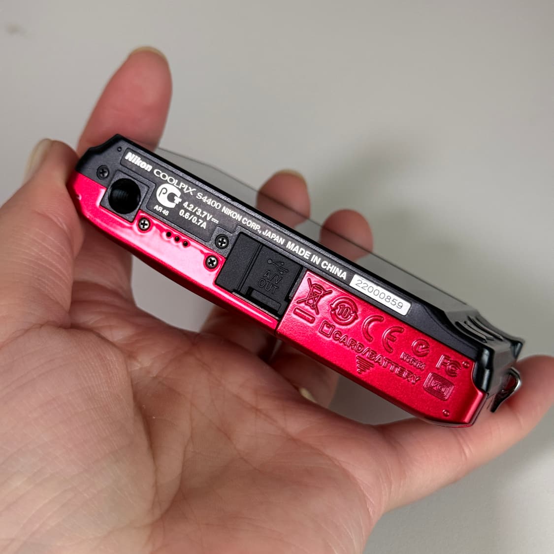 니콘 쿨픽스 s4400 빈티지 디카 디지털카메라 레드 상품이미지8