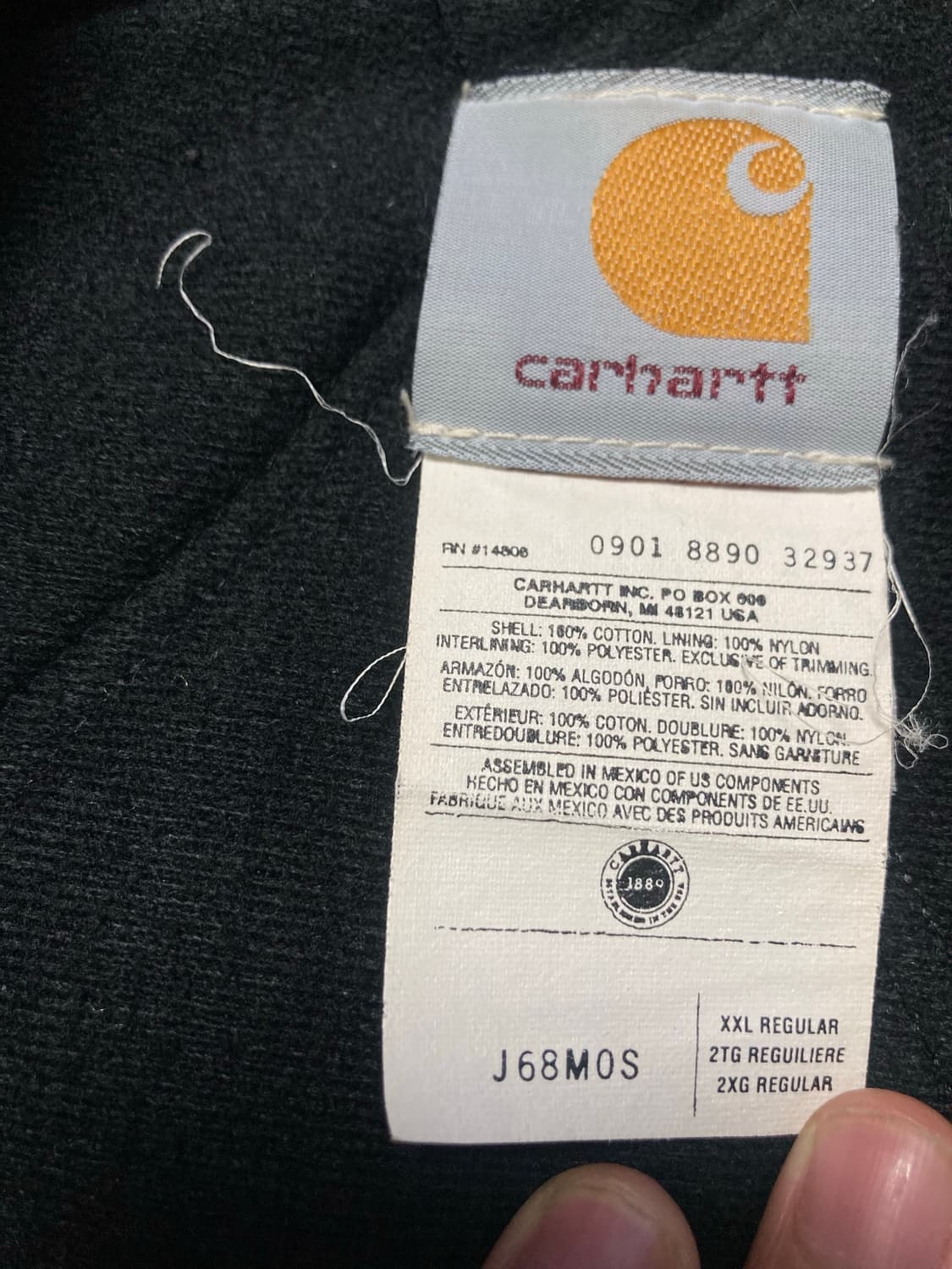 칼하트 j68 mos 상품이미지5