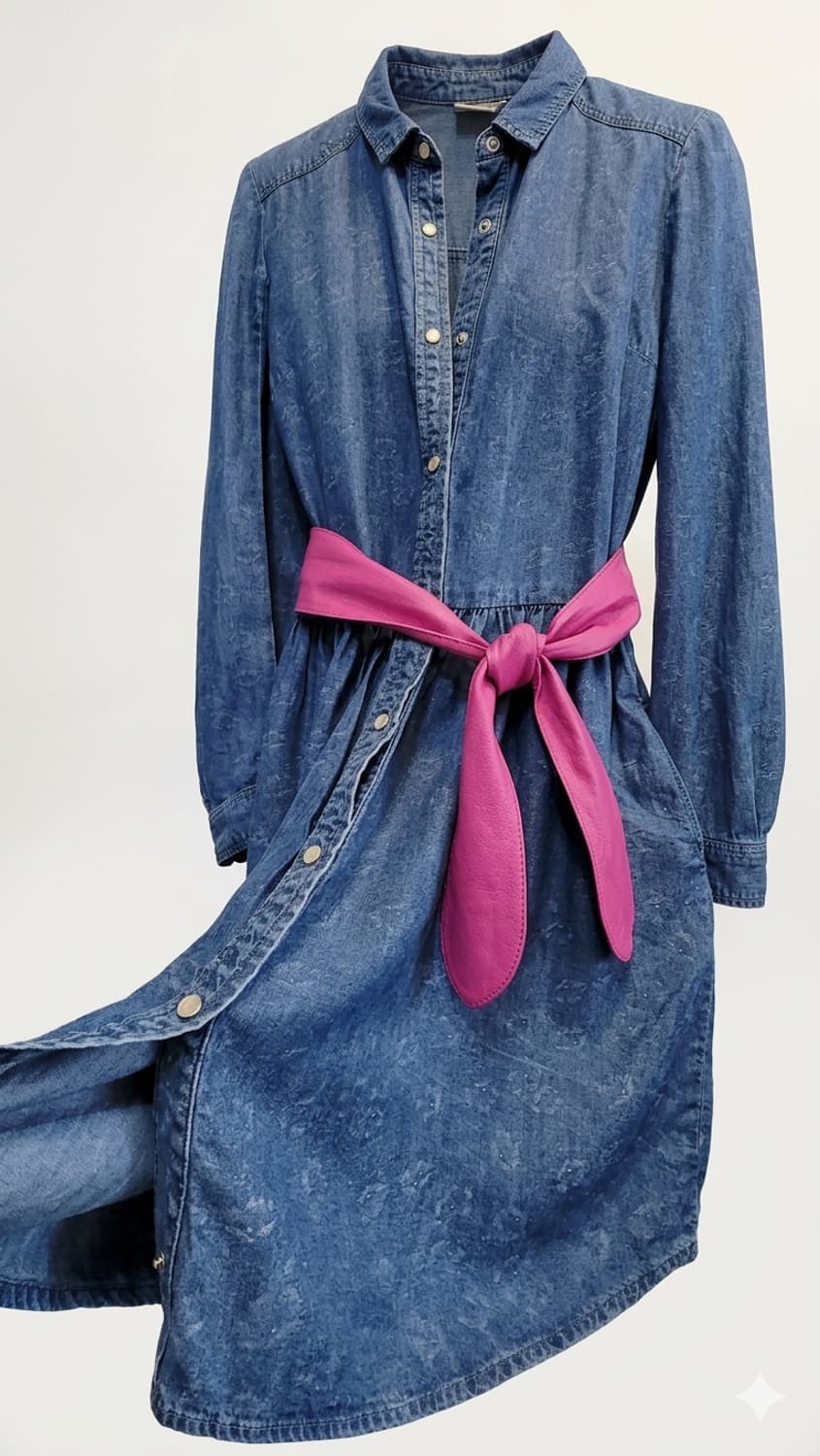 더쿠플스 텐셀 데님 원피스 상품이미지2