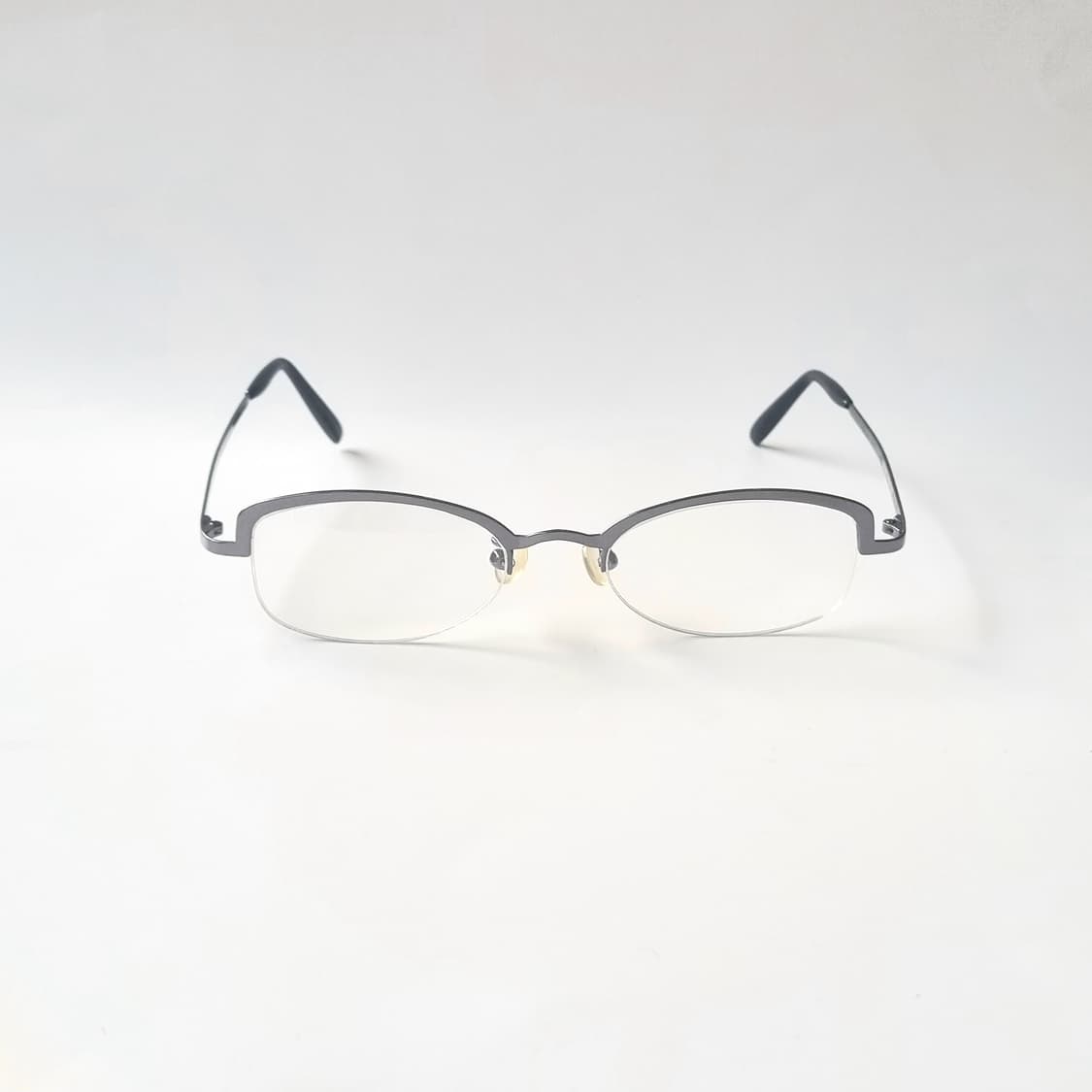데드스탁 빈티지 독특한 디자인 반무테 안경테  491 상품이미지2
