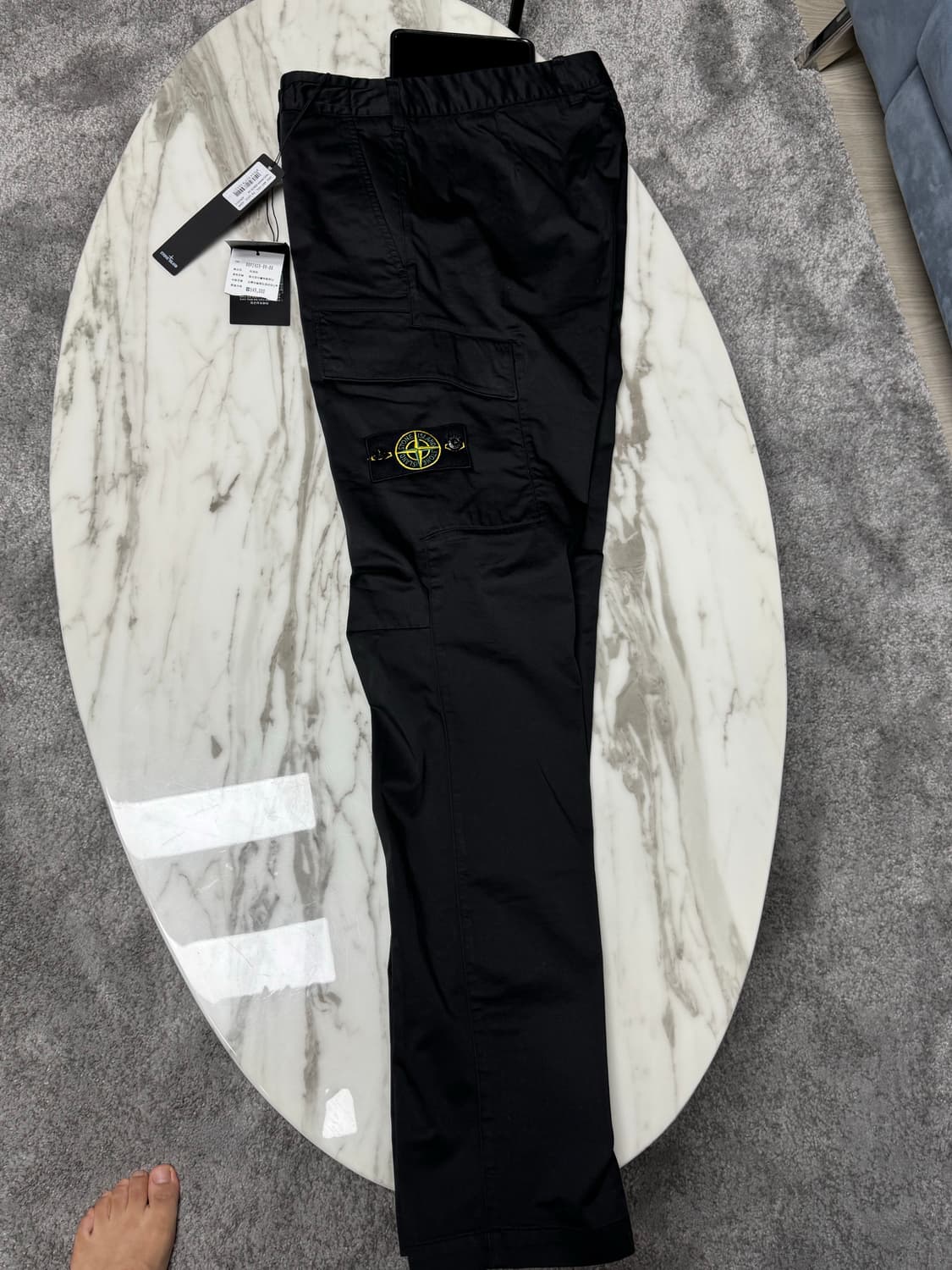 스톤아일랜드 블랙 치노 팬츠 34 상품이미지2