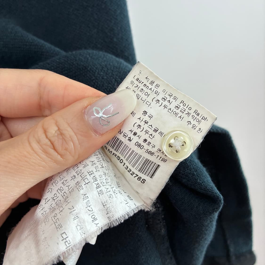 폴로 랄프로렌 레드 빅포니 블랙 카라 반팔 티셔츠 상품이미지6