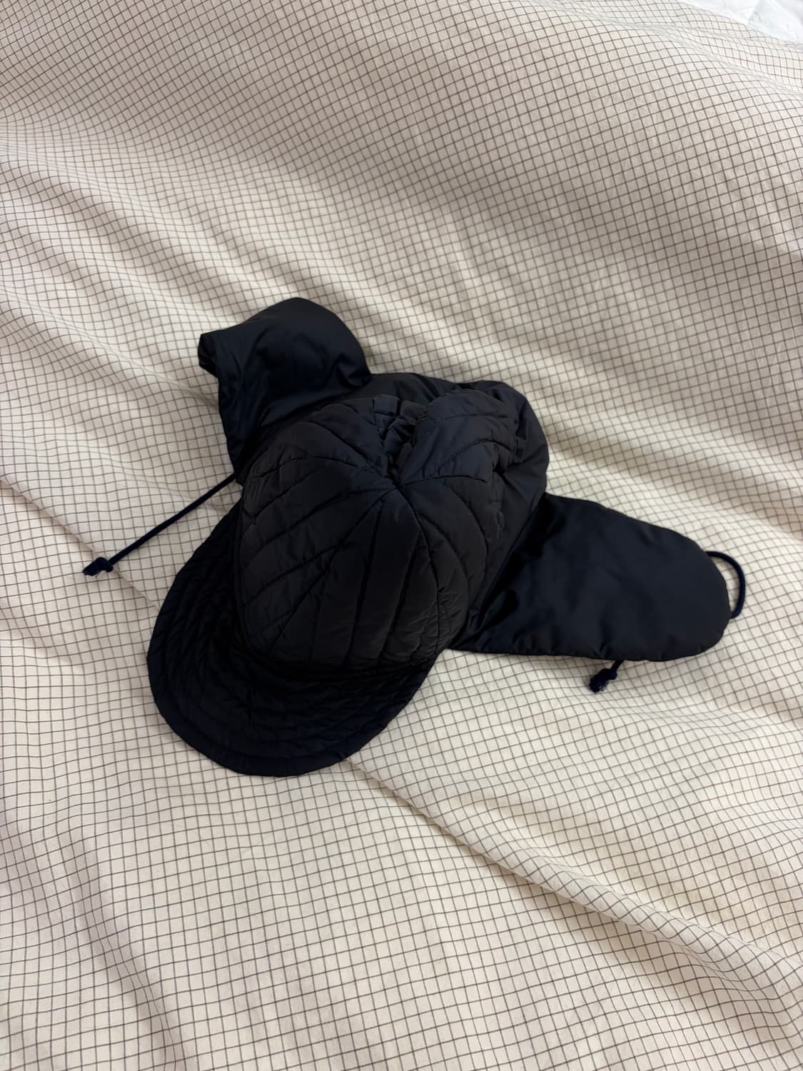 카미엘 포트젠스 Navy Quilted Hat 상품이미지3