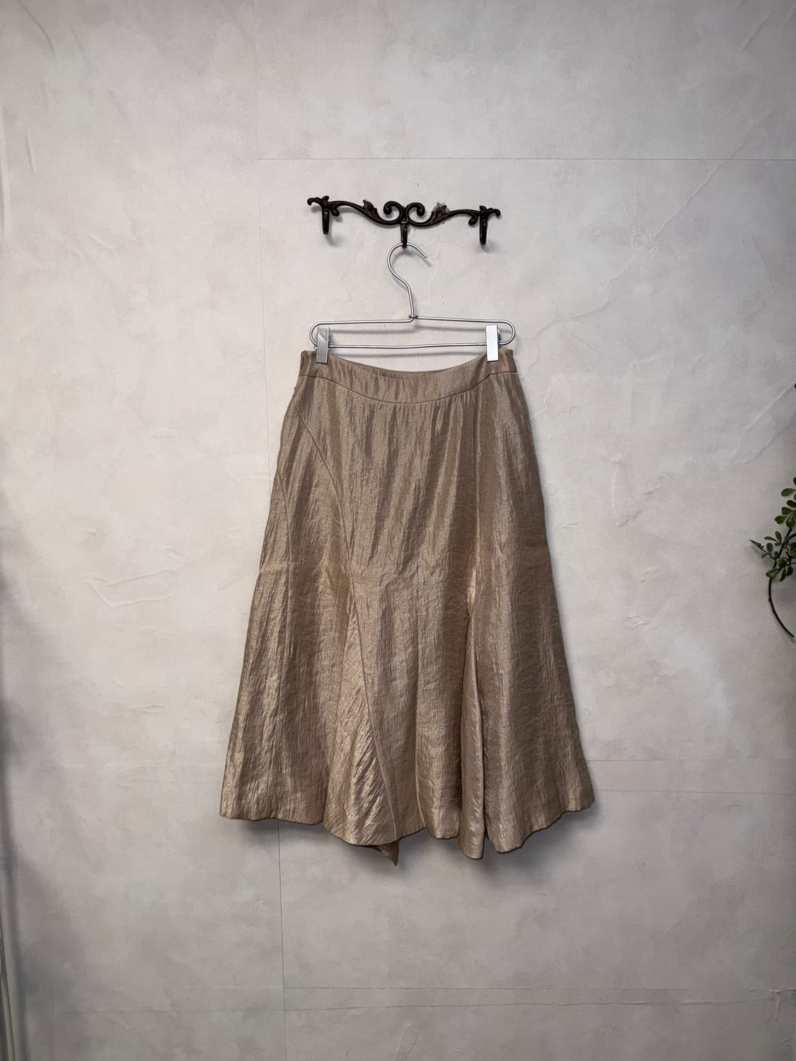 Indi pink satin fairy laceup unbal skirt 상품이미지7