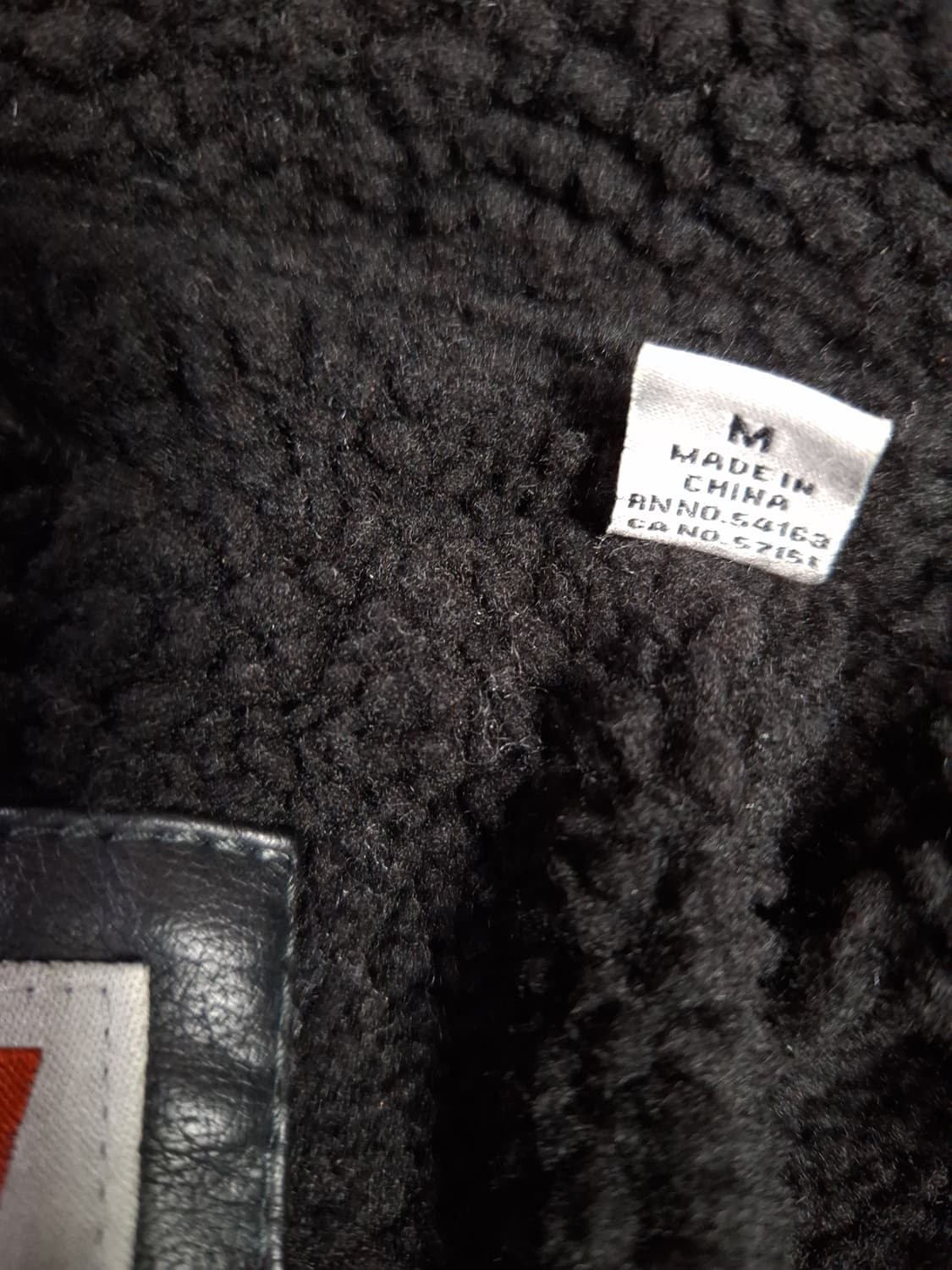 오리지날 리바이스 블랙 합성피혁 쉐르파 트러커자켓 상품이미지3