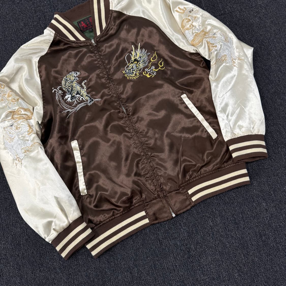 일본 오리엔탈 일심여경 자수 스카쟌 상품이미지3