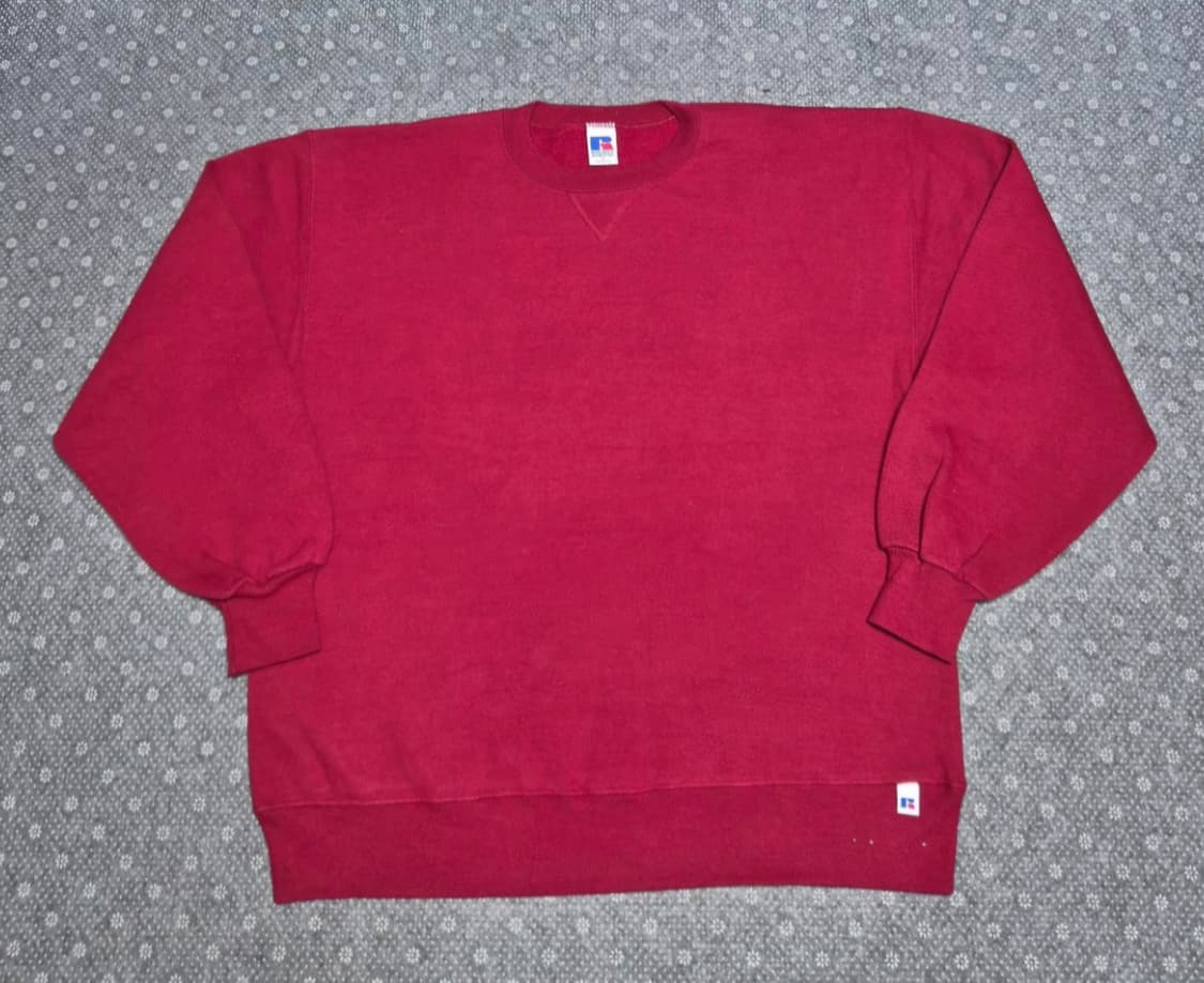 [L] 90s US Made 러셀 레드 스웻  -334 상품이미지1