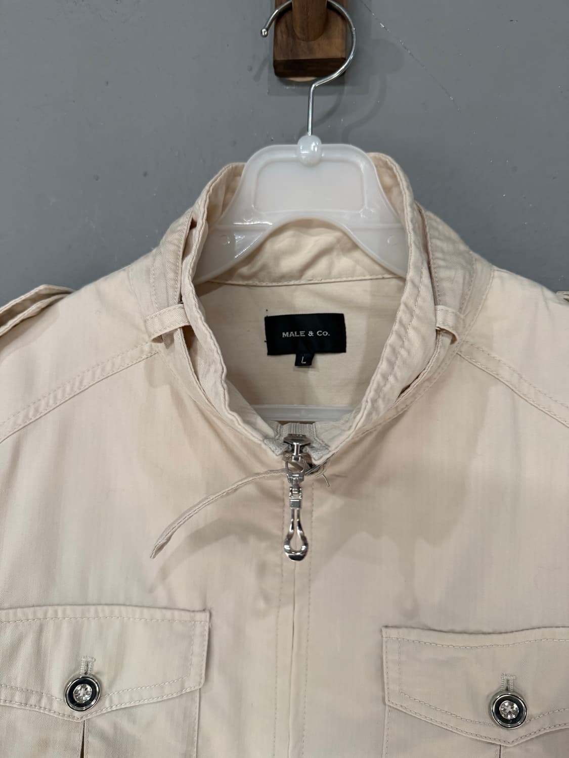 male & co neck buckle pocket jacket 상품이미지9