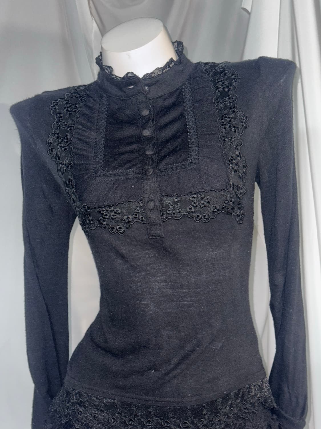 엑시즈팜 무채색 오리엔탈 블랙 고스고딕 코디세트 상품이미지5