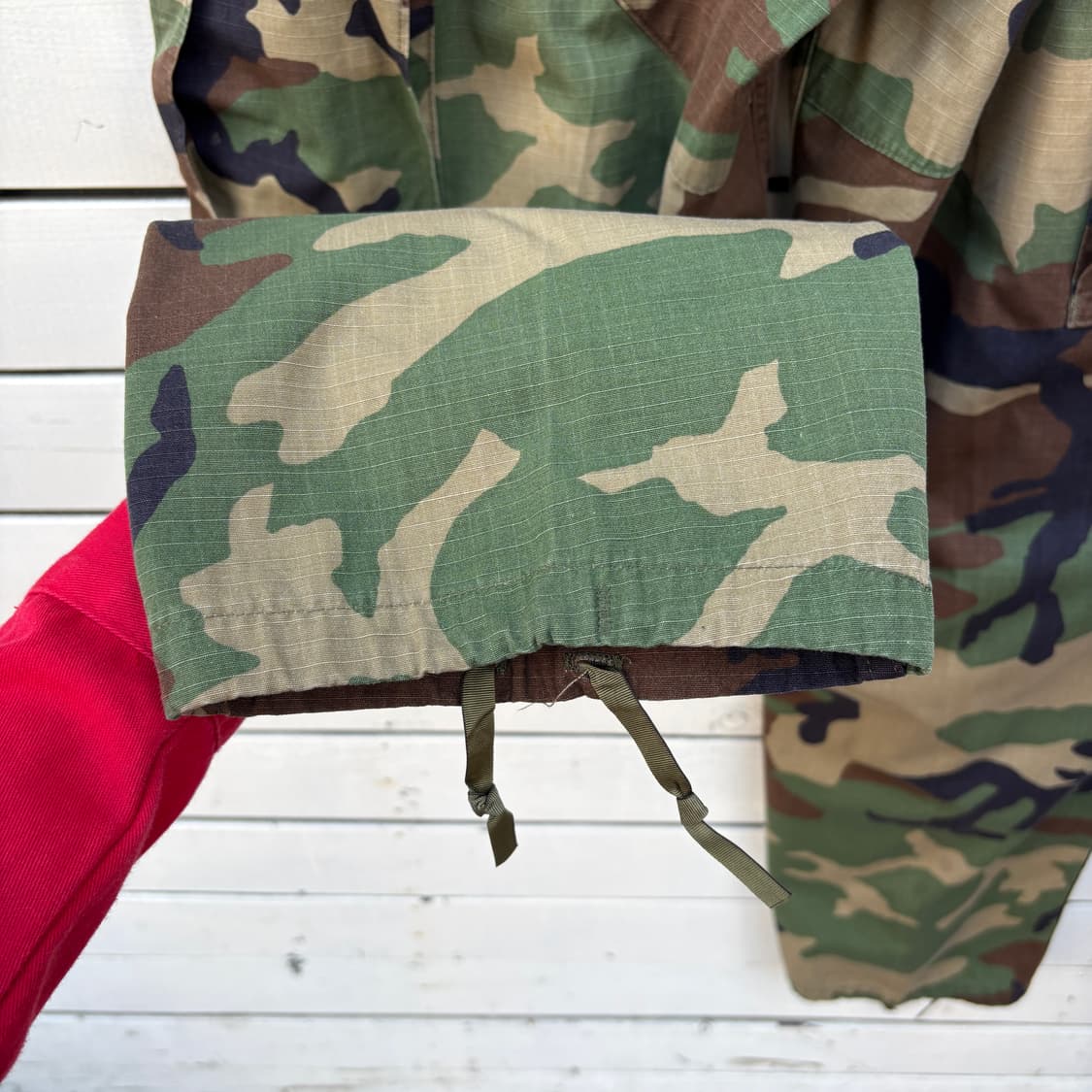 Vintage 90s 오리지널 미군 우드랜드 립스탑 BDU 팬츠 상품이미지5