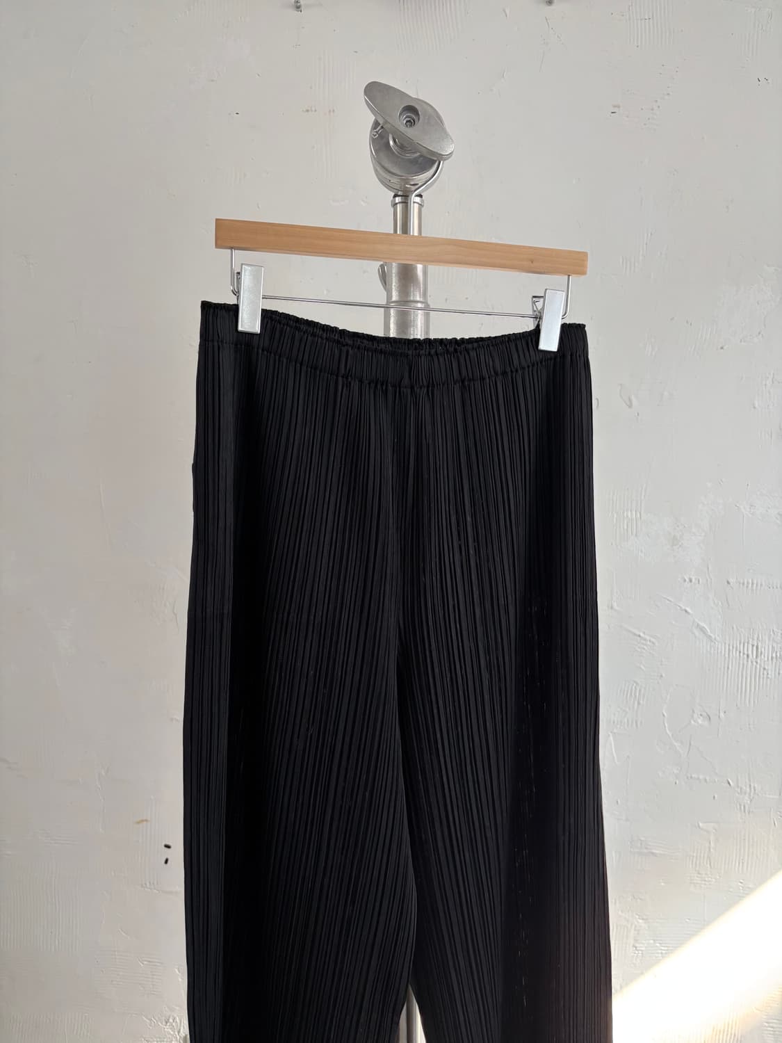 Pleats Please 플리츠플리즈 블랙 플리츠 롱팬츠  상품이미지5