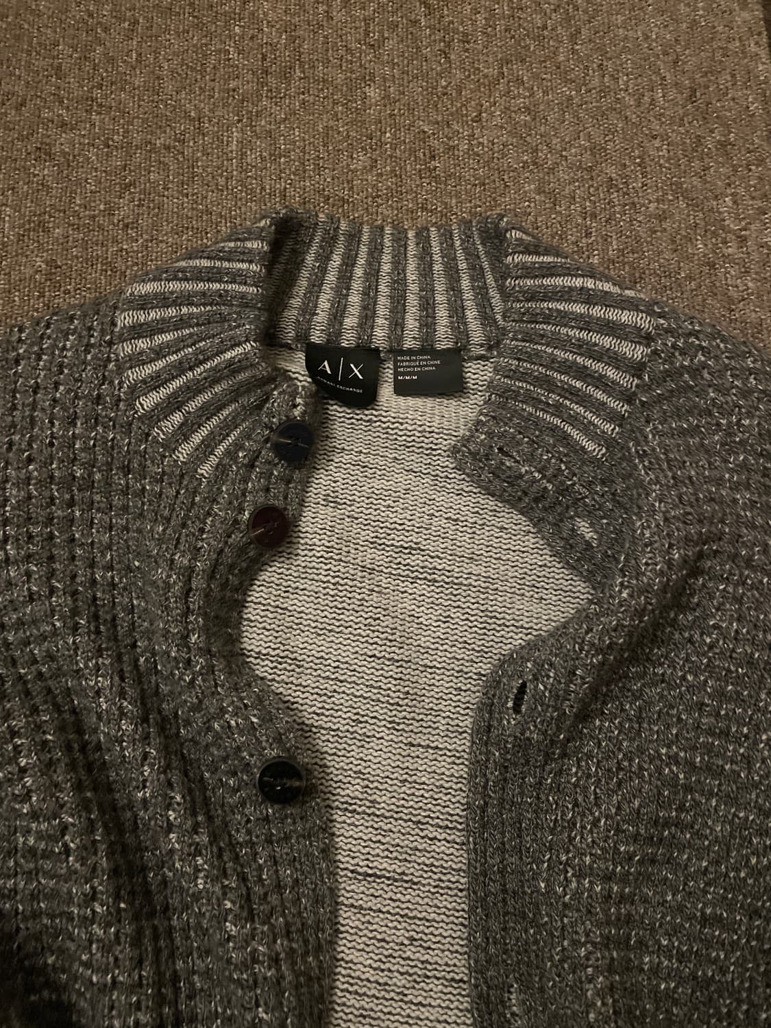 Armani Exchage 니트 버튼 자켓 상품이미지2