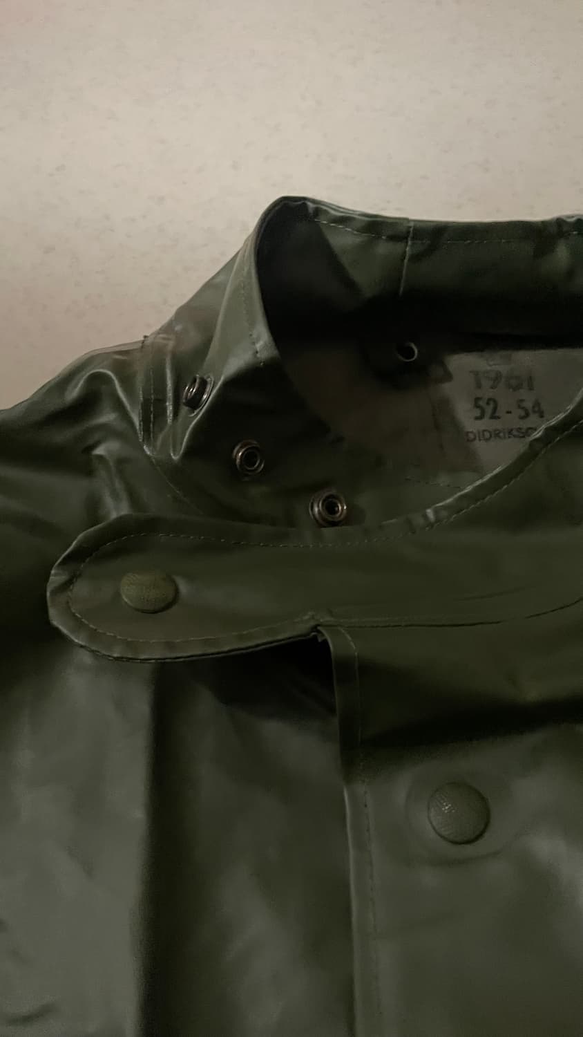 1960S SWEDISH ARMY PVC RUBBER JACKET(칸예착 상품이미지9