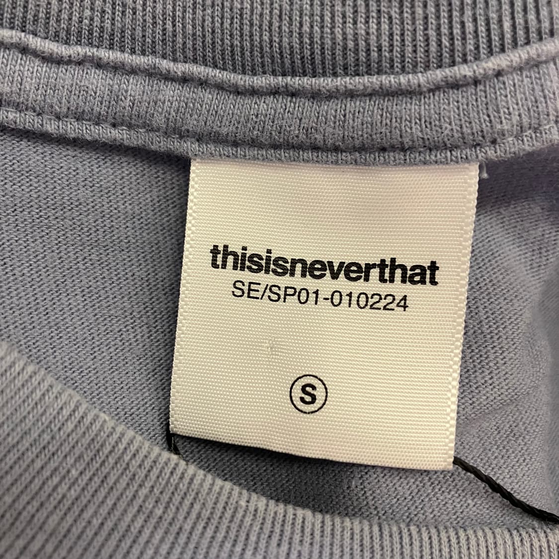 N238 디스이즈네버댓 로고 반팔 상품이미지2