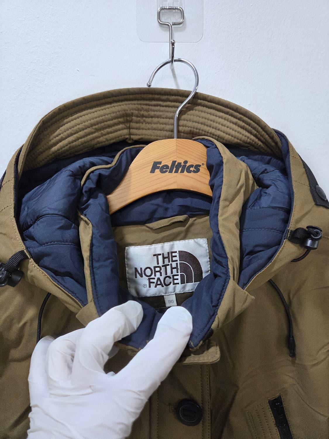 노스페이스 1211-15 카멜컬러 롱패딩 야상패딩 Y2K 여성용85 상품이미지2