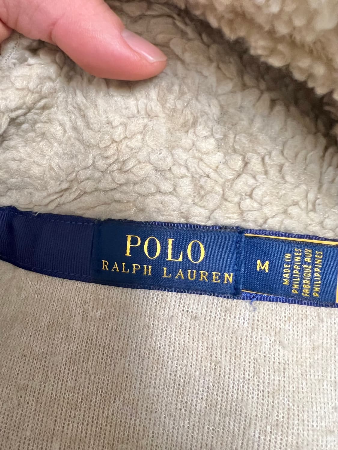 폴로 랄프로렌 플리스/ 후리스 집업 자켓 M (우먼스) 상품이미지3