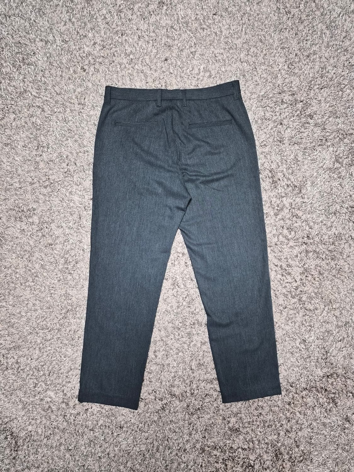 (새상품)자라 울혼방 스트라이프 슬랙스 상품이미지2