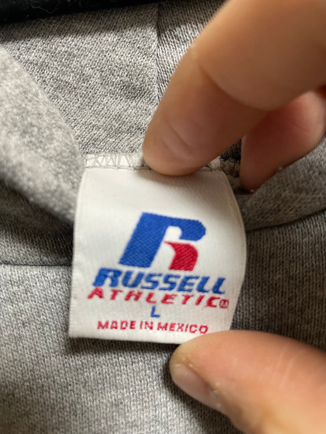 🇲🇽빈티지 러셀 애슬레틱 후디 그레이 L 상품이미지2