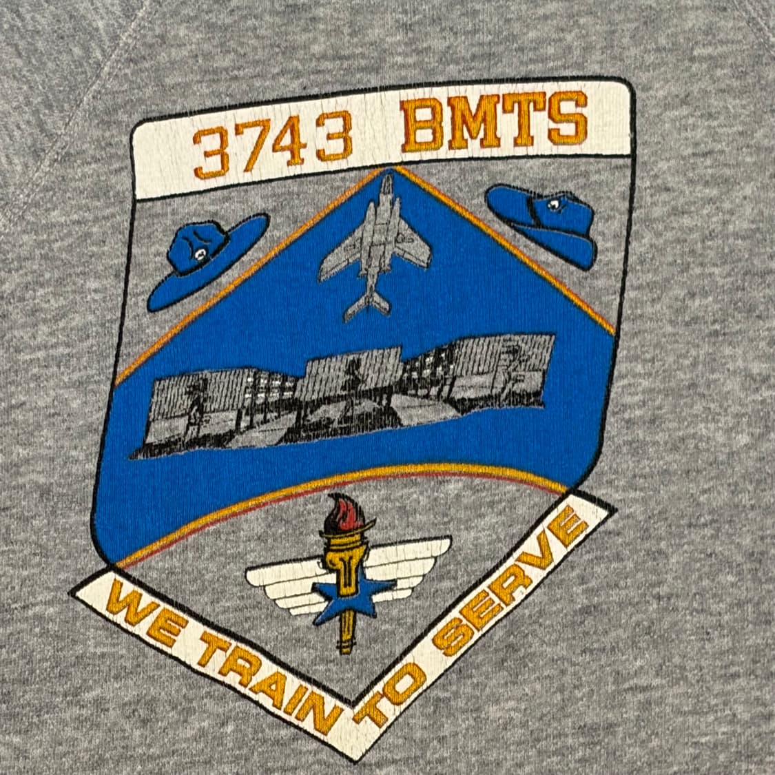 80s USA 미국 빈티지 밀리터리 US 에어포스 맨투맨 상품이미지5