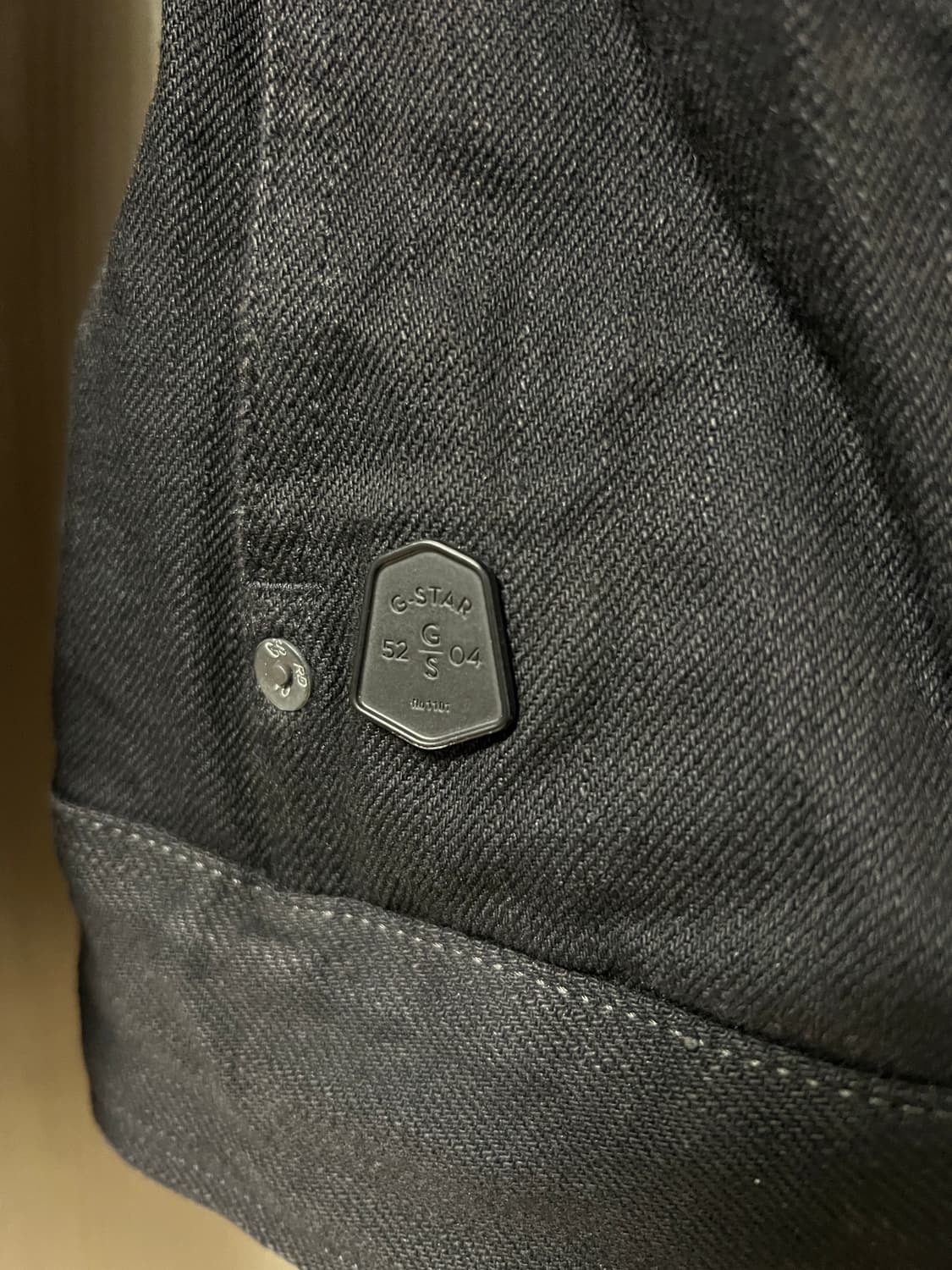 지스타로우 흑청 바이커 자켓 L 상품이미지5