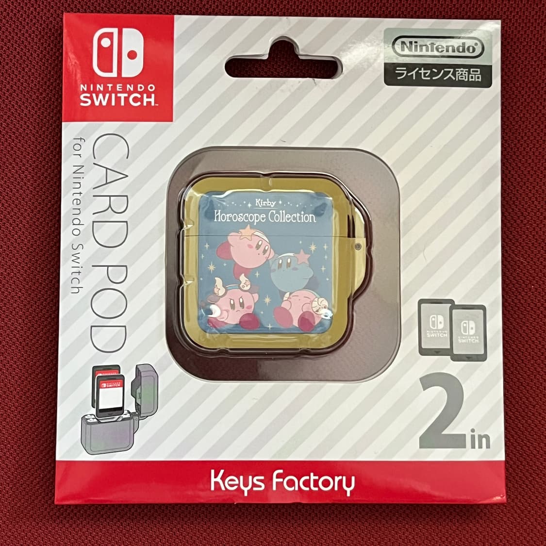 닌텐도 스위치 3DS 별의 커비 칩 케이스 카트리지 케이스 상품이미지1