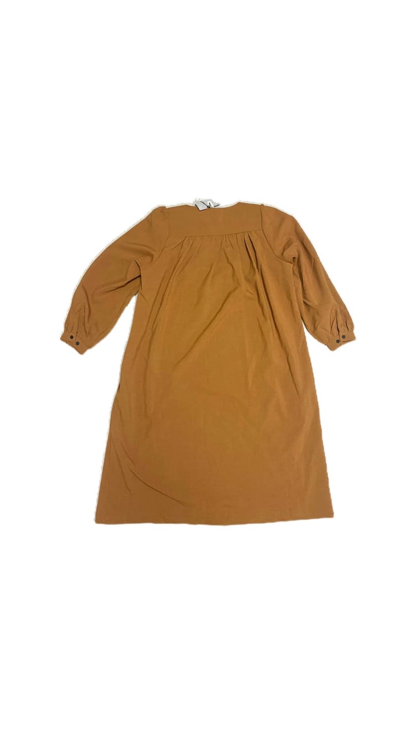 [somari] 브라운 벨티드 롱 원피스 상품이미지4