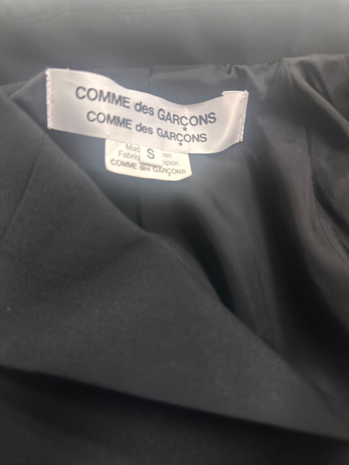 꼼데가르송 18aw 테일러 비대칭 자켓 상품이미지4