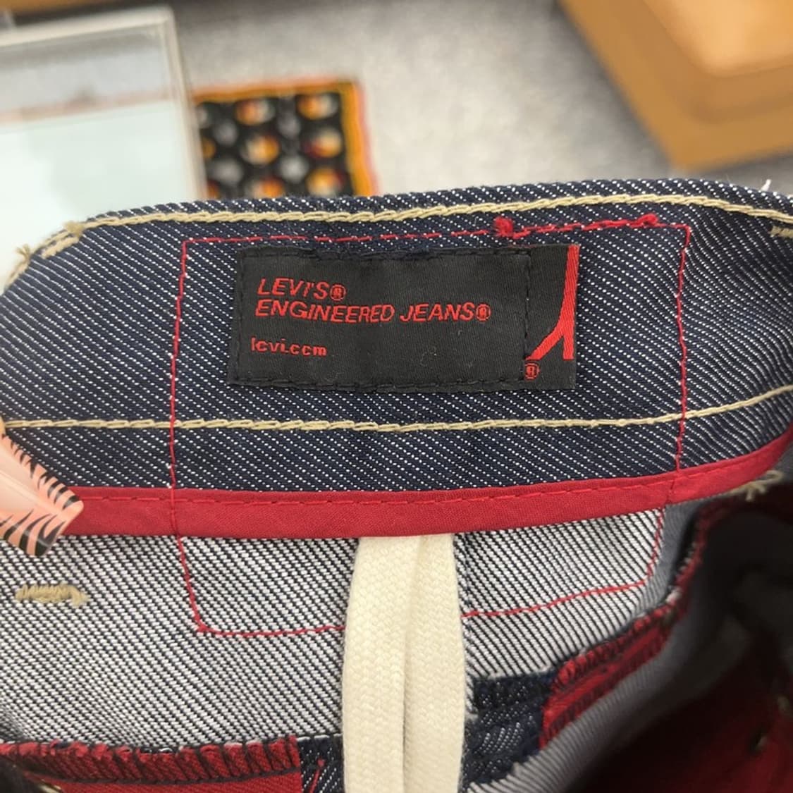 리바이스 엔지니어드 레트로 Y2K 미니 청치마 28인치 C08272 상품이미지5