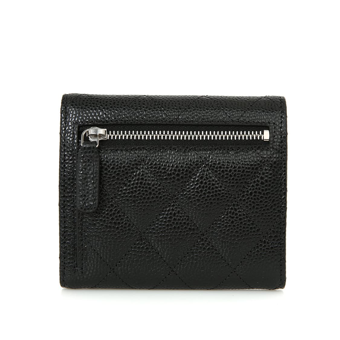 샤넬 클래식 캐비어 지갑 CC로고 퀼팅 지갑 블랙 AP0231 상품이미지4