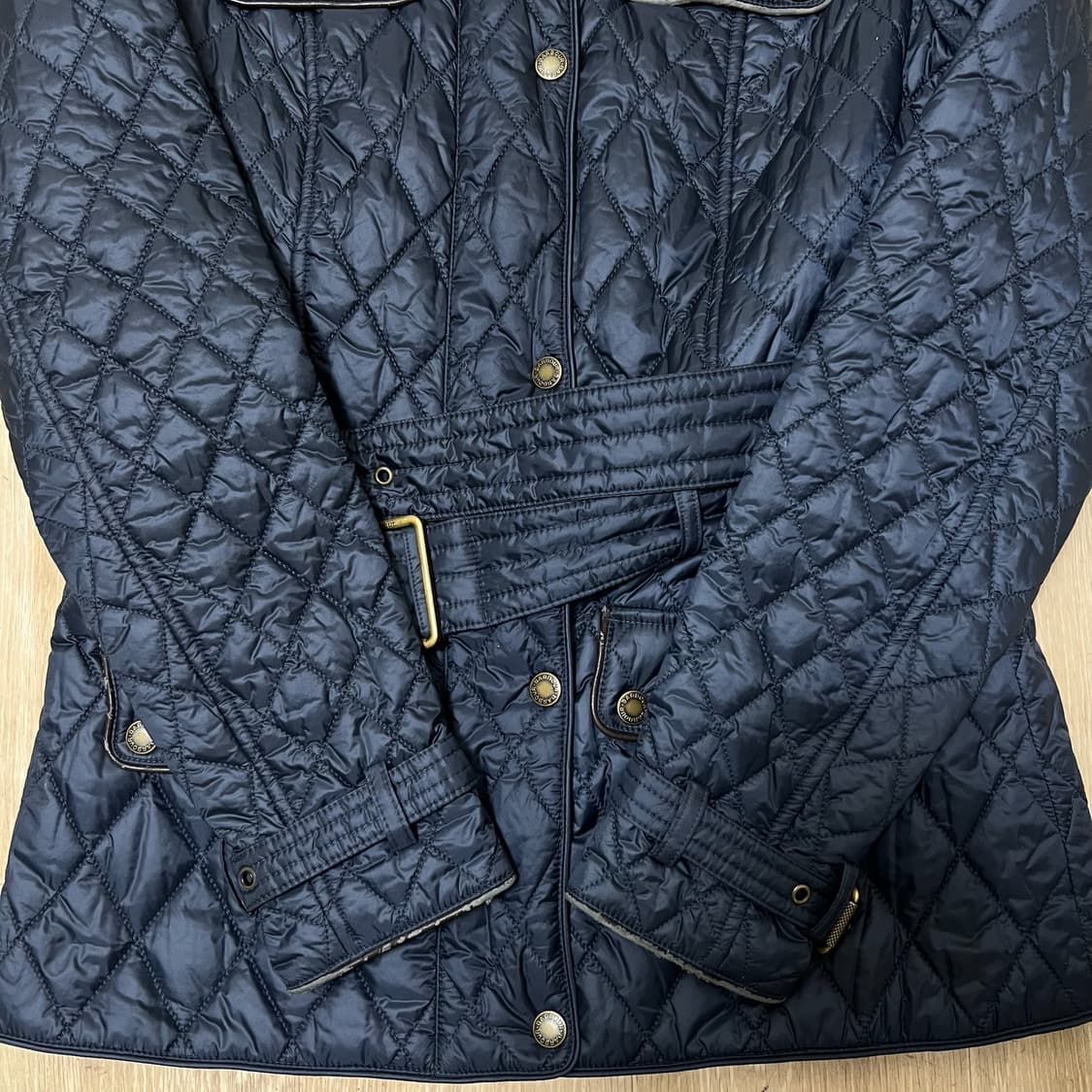바버 여성 인터내셔널 버튼 퀼팅자켓 uk8 상품이미지3
