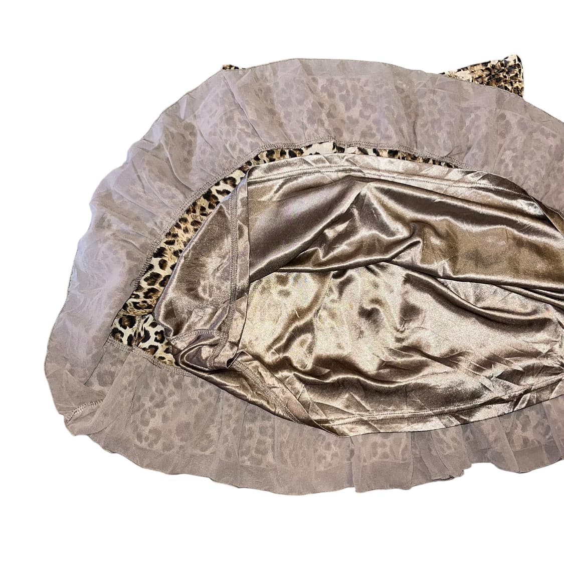 axes femme 액시즈팜 호피 레이스 스커트 갸루키치y2k펑크 상품이미지3