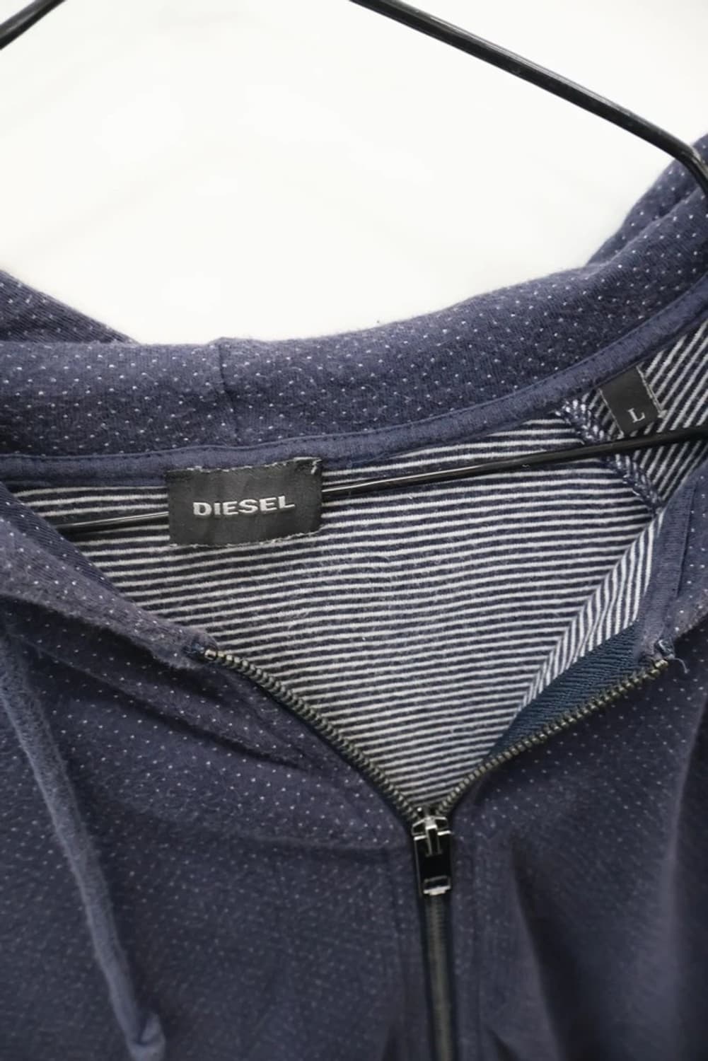 Diesel Zip Up Hoodie Navy 상품이미지6