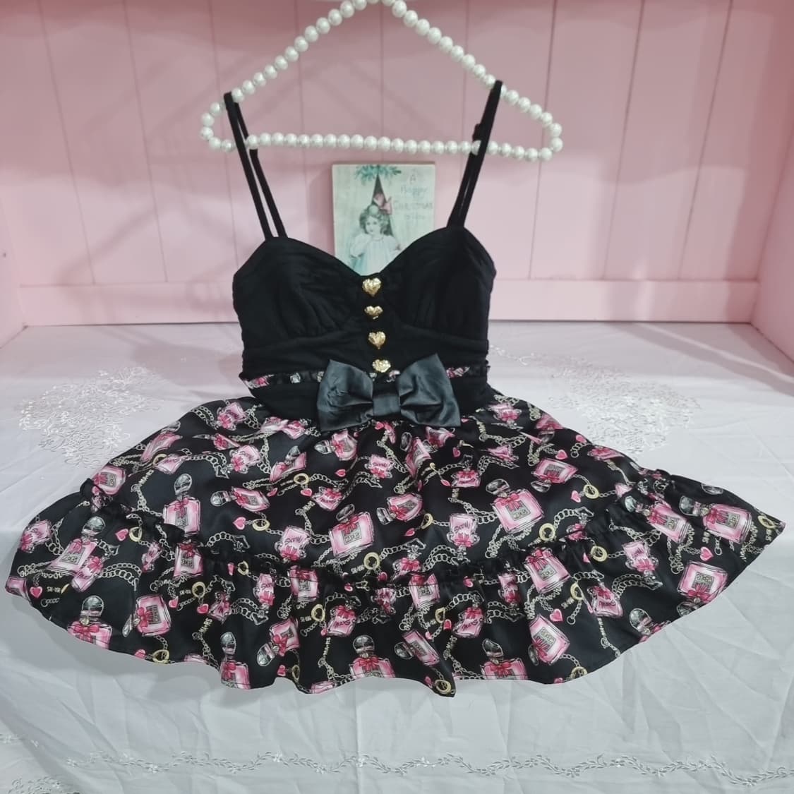 MARS 마즈 향수병 리본 원피스 상품이미지1