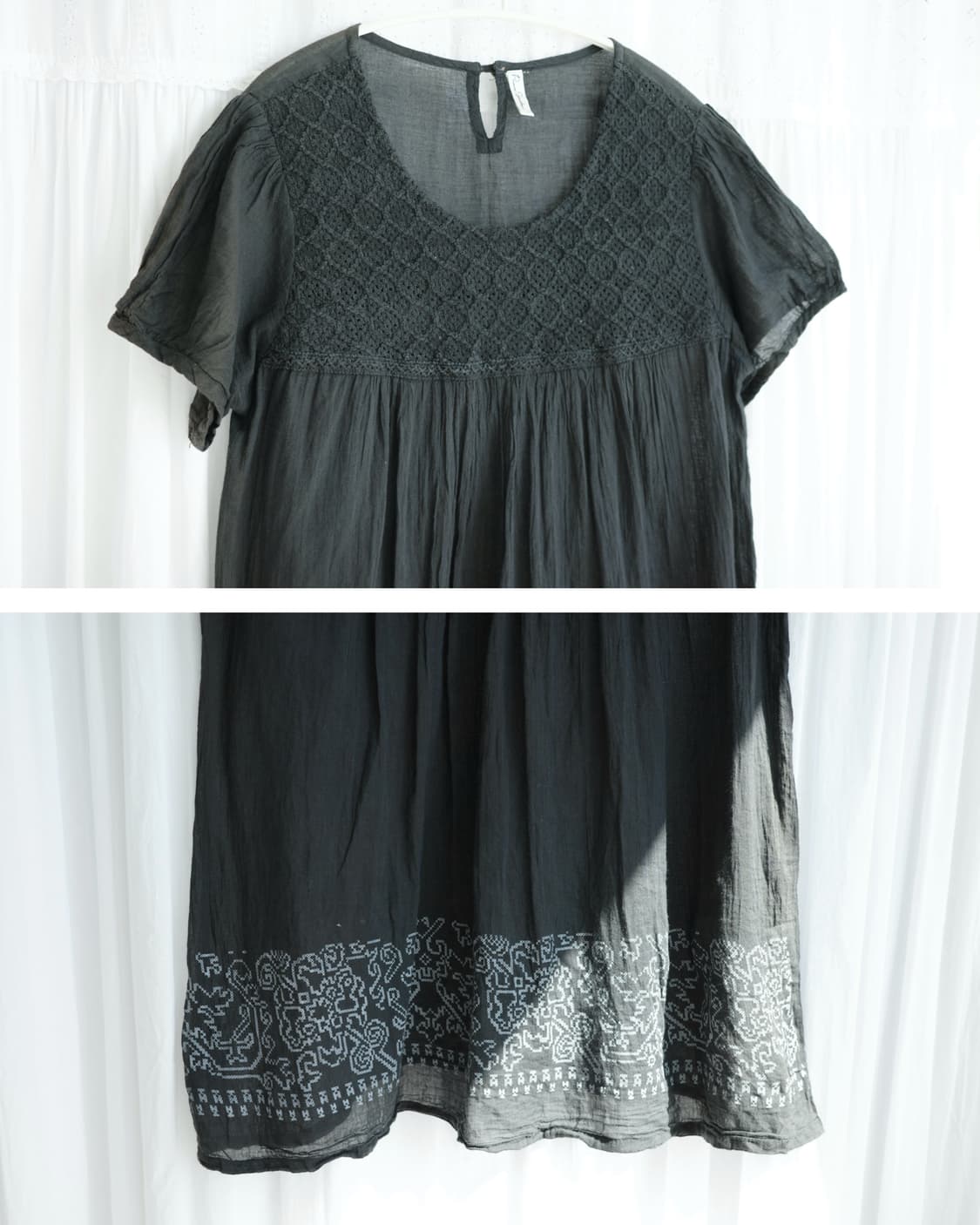Black vintage blouse 상품이미지6