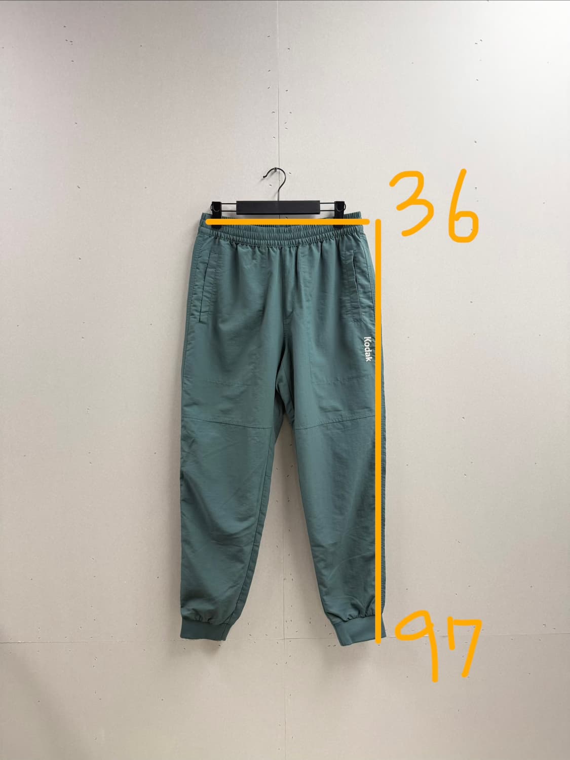 공용 85 M / 코닥 바스락 조거팬츠 민트카키 상품이미지2