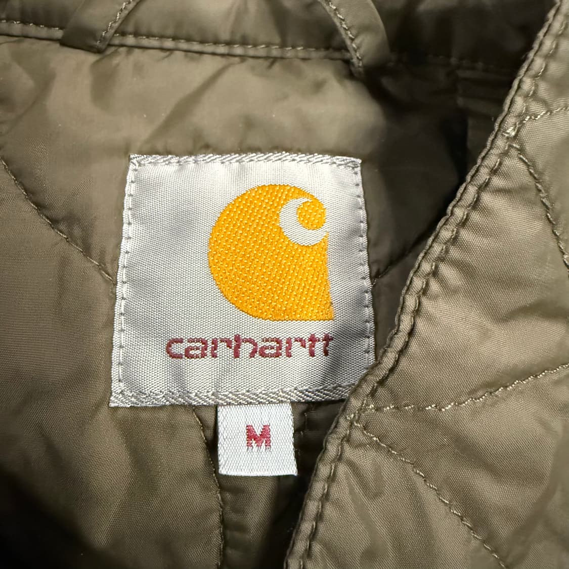 [정품/M] 칼하트 퀼팅 베스트 브라운 b17 상품이미지4