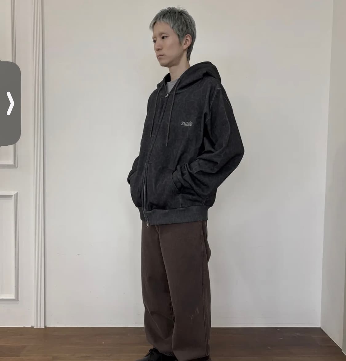 Suade CONTOUR POCKET DENIM [BROWN] 상품이미지1