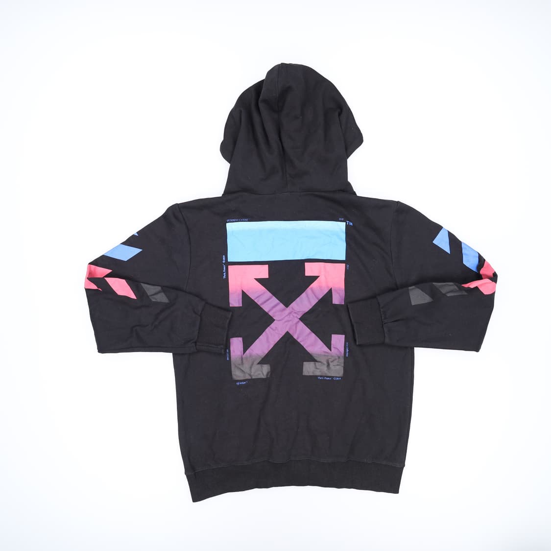 L 프린팅 그라데이션 후드티 0209H1 상품이미지2