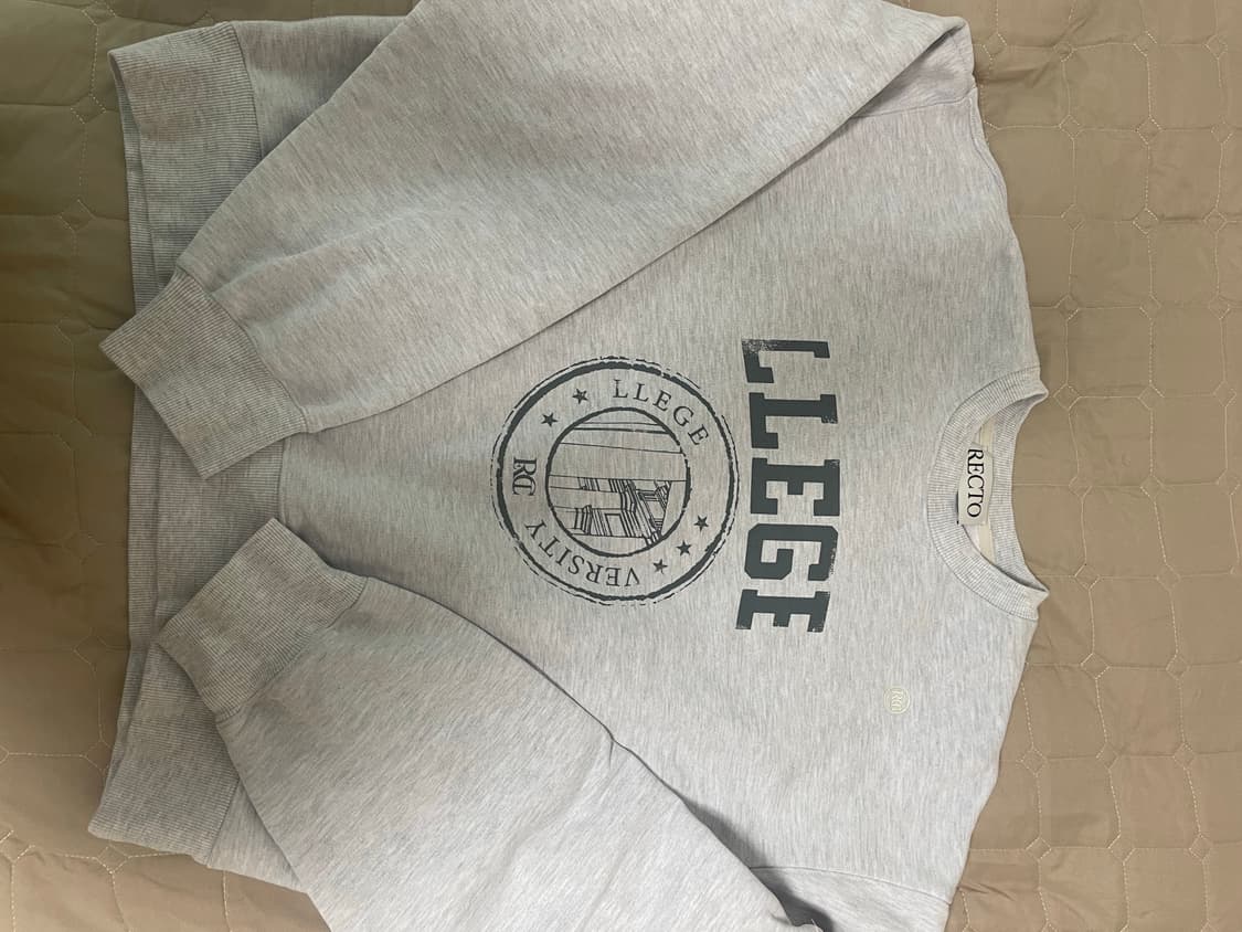 렉토 남자 맨투맨 멜란지 판매 상품이미지1