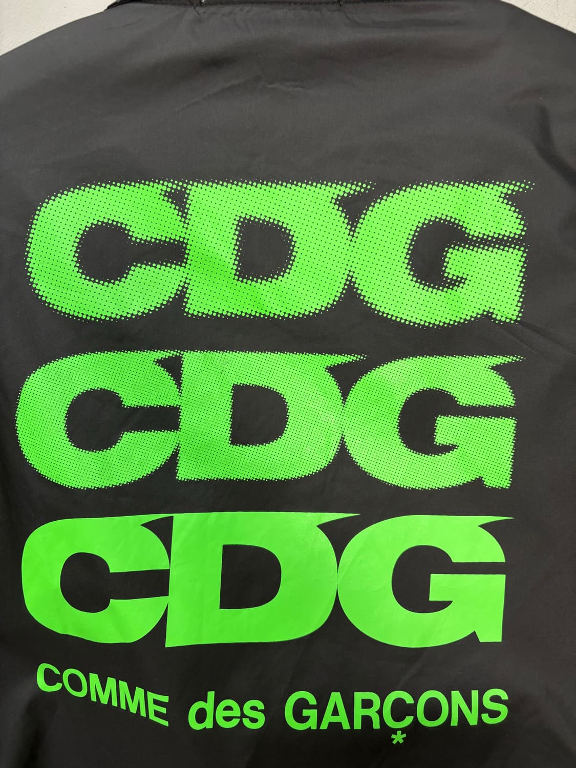 꼼데가르송 CDG 네온그린 나일론 코치자켓 A3208 상품이미지6