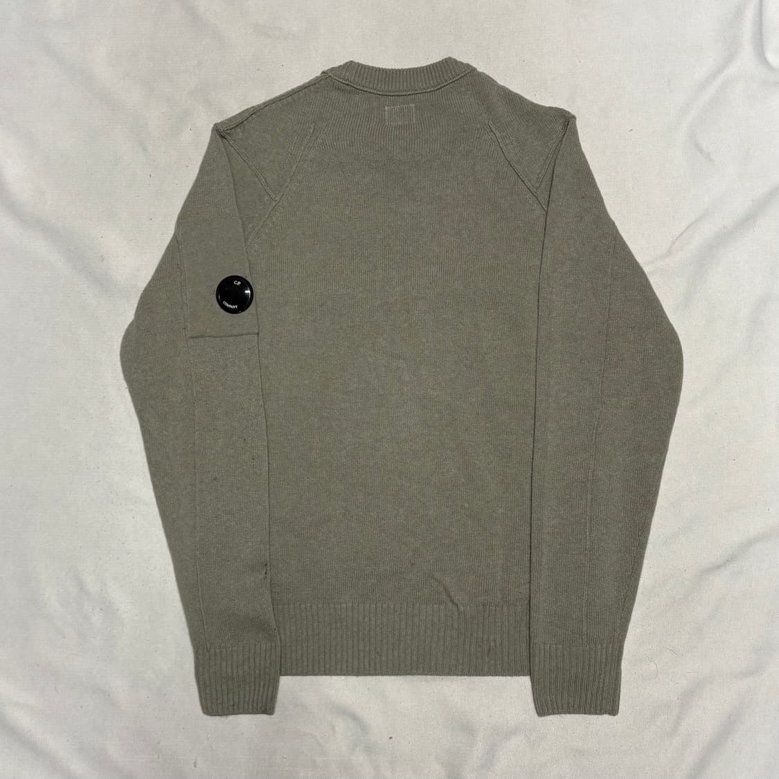 100 C.P. 컴퍼니 화이트 멜란지 울 크루넥 니트 상품이미지3