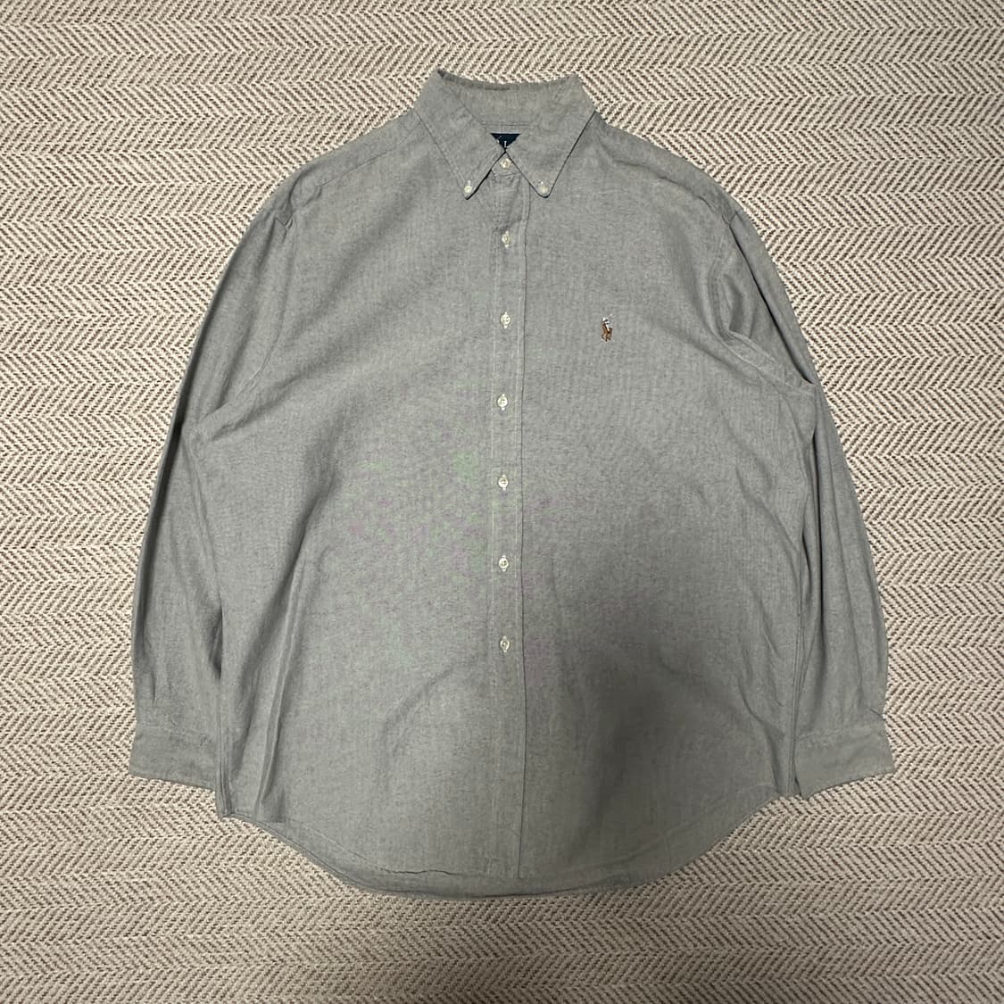 POLO RALPH LAUREN oxford shirt grey 상품이미지1