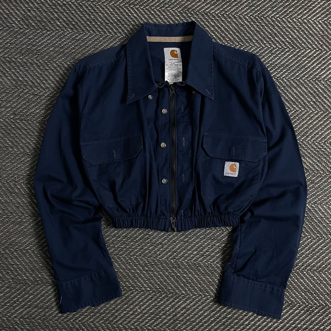 칼하트 크롭 리메이크 투웨이 셔츠 자켓o 3276 상품이미지1