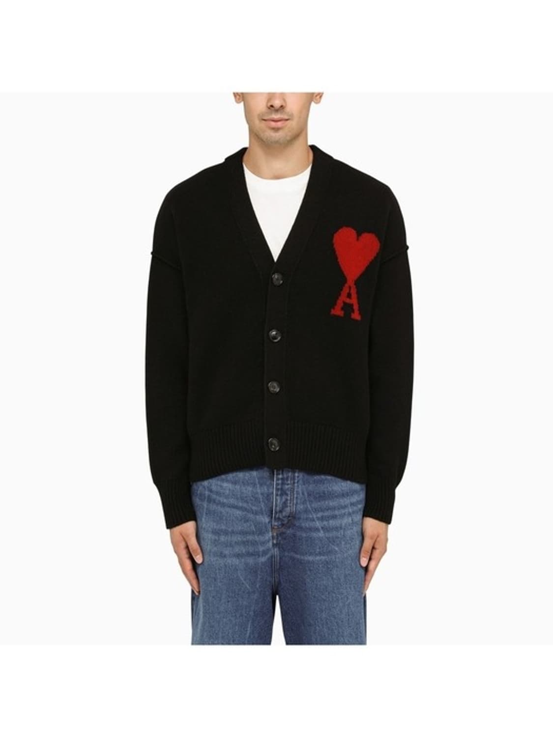 아미 23fw 인타르시아 빅하트 가디건 팝니다 프라다 구찌 우영미  상품이미지1