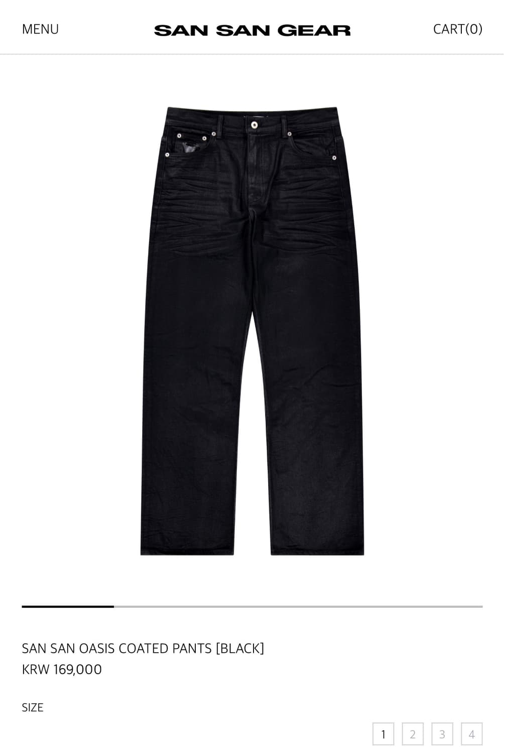 산산기어 오아이스 코튼팬츠 상품이미지6