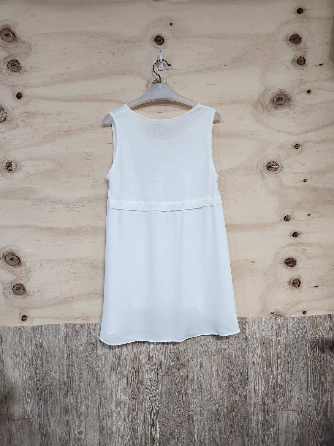 1028) 여성 레이어드 민소매 니트티 상품이미지2