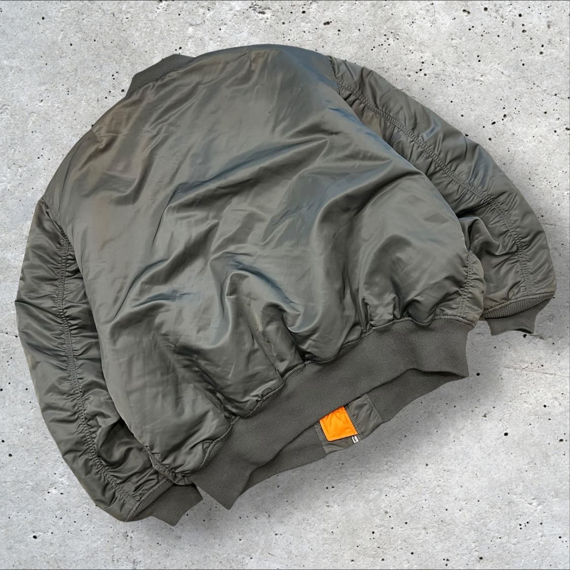 [5XL] 알파인더스트리 MA-1 봄버 자켓 그레이 A647 상품이미지2