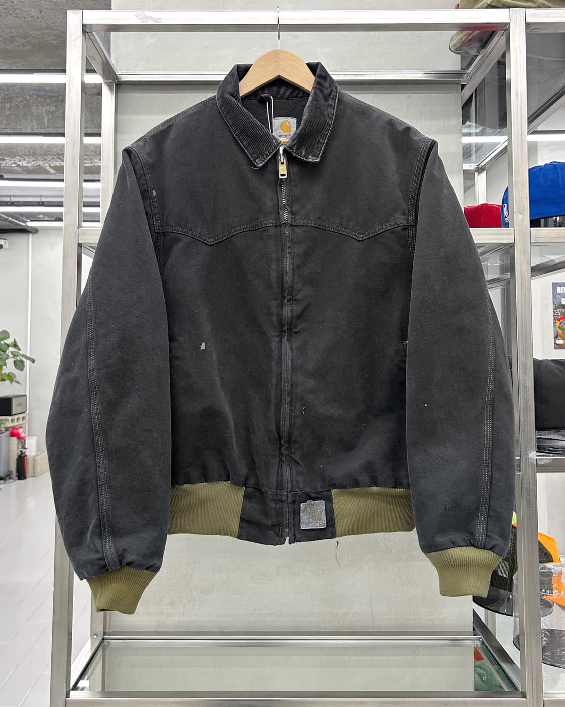 칼하트 00s OG 산타페 워크 자켓 블랙 상품이미지1